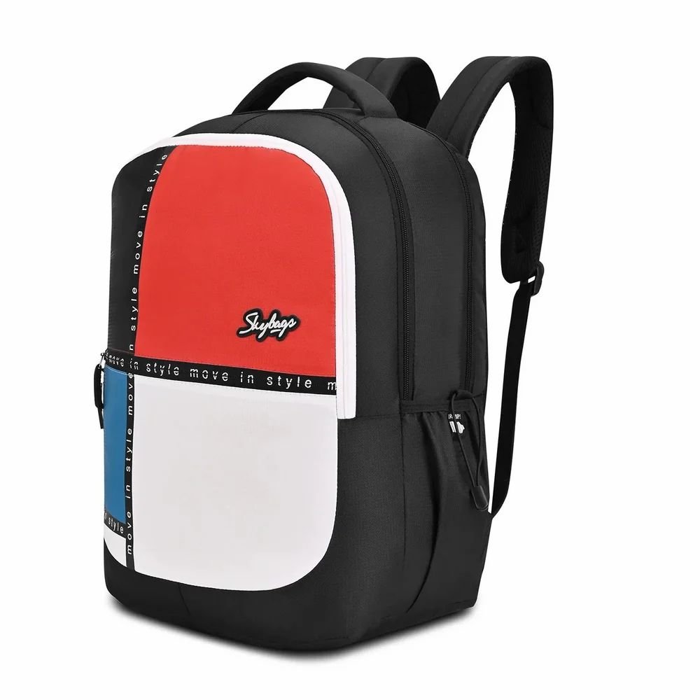 Skybags Klan Plus V2 Checks Black Backpacks( Original)